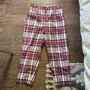 J. Crew Holiday Christmas Wool Plaid Pants